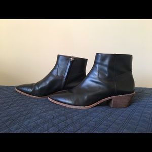 Madewell Charley Boots, Black Leather